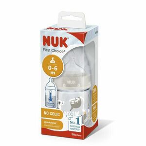 NUK FC+ Fľaša s kontrolou teploty 150 ml + silikónový cumlík M 0-6 mesiacov 1 ks vyobraziť