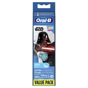 ORAL-B Kids Star wars extra soft čistiace náhradné hlavice 4 ks vyobraziť