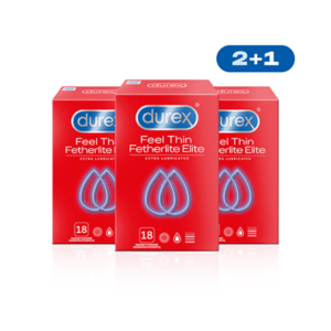 DUREX Feel thin extra lubricated kondóm 2+1 54 ks vyobraziť