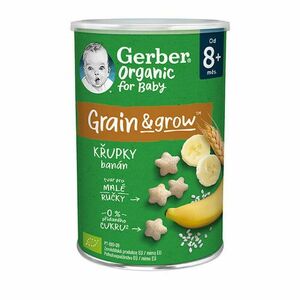 GERBER Organic chrumky ryžovo-pšeničné s banánom od ukonč. 8. mesiaca 35 g vyobraziť