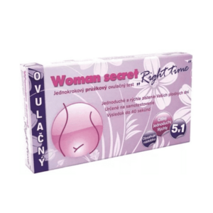 WOMAN SECRET Right time ovulačný test prúžkový 5v1 1 set vyobraziť