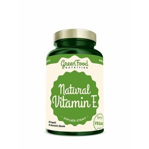 Prírodný vitamín E GREEN FOOD 60 kaps. vyobraziť