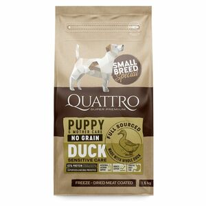 QUATTRO Dry SB Puppy/Mother Kačica granule pre psov, Hmotnosť balenia (g): 1, 5 kg vyobraziť