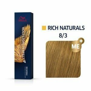 Wella Professionals Koleston Perfect Me+ Rich Naturals profesionálna permanentná farba na vlasy 8/3 60 ml vyobraziť