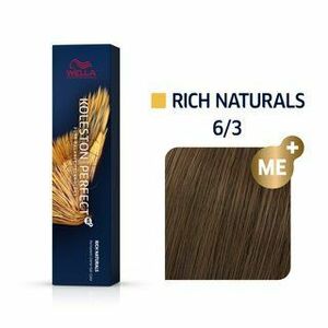 Wella Professionals Koleston Perfect Me+ Rich Naturals profesionálna permanentná farba na vlasy 6/3 60 ml vyobraziť