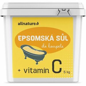 Allnature Epsomská soľ + vitamín C soľ do kúpeľa s vitamínom C 5000 g vyobraziť