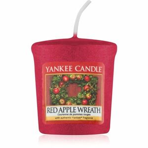 Yankee Candle Red Apple Wreath votívna sviečka 49 g vyobraziť