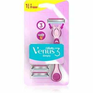 Gillette Venus Simply dámsky holiaci strojček 8 náhradních hlavic vyobraziť