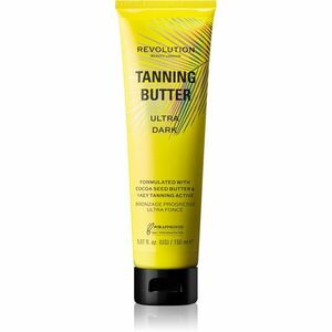 Makeup Revolution Beauty Tanning Butter vyživujúce telové maslo so samoopaľovacím účinkom odtieň Ultra Dark 150 ml vyobraziť