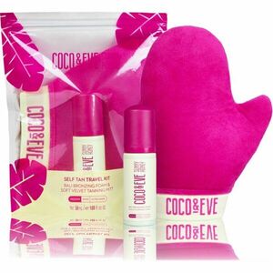 Coco & Eve Sunny Honey Ultimate Glow Travel Kit samoopaľovacia pena s aplikačnou rukavicou Medium 60 ml vyobraziť