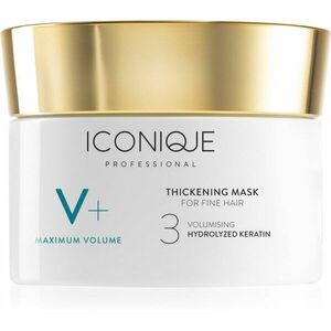 ICONIQUE Professional V+ Maximum volume Thickening mask intenzívna maska pre objem jemných vlasov 200 ml vyobraziť