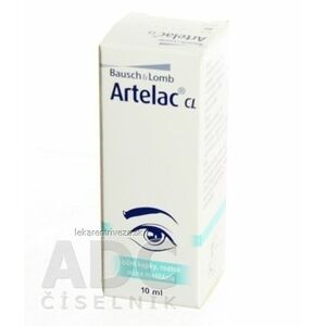 ARTELAC CL očný roztok, sterilizujúca zvlhčujúca instilácia 1x10ml vyobraziť