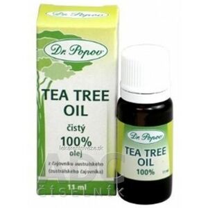 DR. POPOV TEA TREE OLEJ prírodný 100% olej z čajovníka austrálskeho 1x11 ml vyobraziť