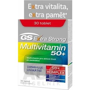 GS Extra Strong Multivitamín 50+ tbl 1x30 ks vyobraziť