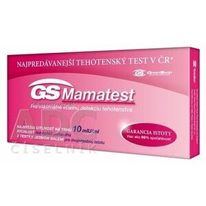 GS Mamatest tehotenský test 1x2 ks vyobraziť