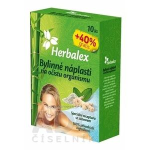 Herbalex Bylinné náplasti na očistu organizmu 10 ks + 40% gratis (14 ks) vyobraziť