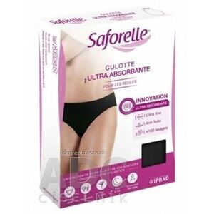 Saforelle CULOTTE ULTRA ABSORBANTE 42 menštruačné nohavičky, čierna farba 1x1 ks vyobraziť