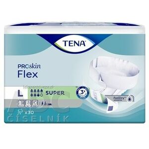 TENA Flex Super L inkontinenčné nohavičky s rýchloupevňovacím pásom (inov.2022) 1x30 ks vyobraziť