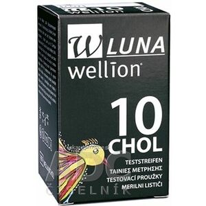 Wellion LUNA CHOL testovacie prúžky k prístroju LUNA 1x10 ks vyobraziť