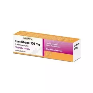 Candibene vaginálne tablety 6 tbl x 100 mg vyobraziť
