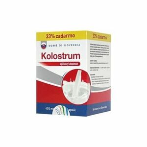 Dobré zo Slovenska kolostrum 400 mg 40 kapsúl 100 % 2 recenzií vyobraziť