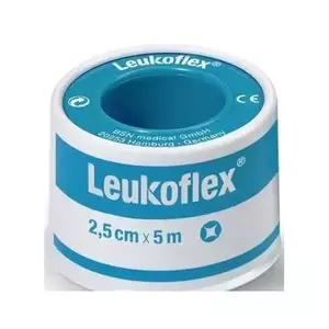 LEUKOFLEX náplasť na cievke 2, 5 cm x 5 m 1 x 1 ks vyobraziť