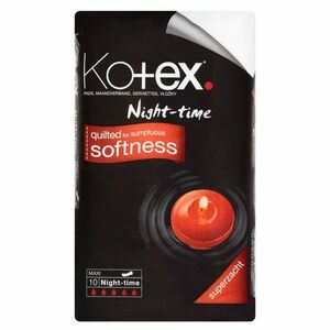 KOTEX Slipové vložky Night time Maxi 10 kusov vyobraziť