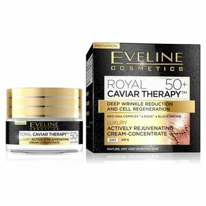EVELINE COSMETICS Royal Caviar Actively rejuvenating day cream-concentrate 50+ 50 ml vyobraziť