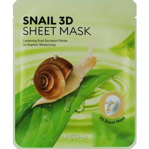 Missha Snail 3D Sheet Mask 23 g / 1 sheet vyobraziť