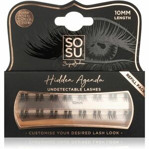 SOSU Cosmetics Hidden Agenda Undetectable Lashes trsové nalepovacie mihalnice bez uzlíka 10 mm vyobraziť