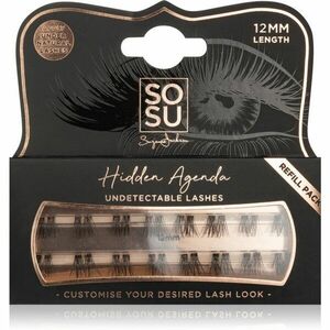 SOSU Cosmetics Hidden Agenda Undetectable Lashes trsové nalepovacie mihalnice bez uzlíka 12 mm vyobraziť
