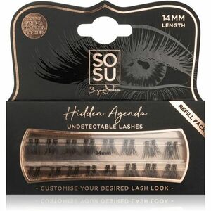 SOSU Cosmetics Hidden Agenda Undetectable Lashes trsové nalepovacie mihalnice bez uzlíka 14 mm vyobraziť