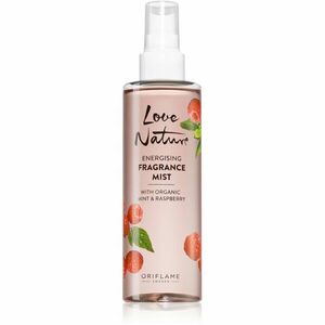 Oriflame Love Nature Organic Mint & Raspberry osviežujúci telový sprej s vôňou malín 200 ml vyobraziť