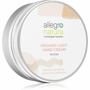 Allegro Natura Organic ľahký hydratačný krém na ruky 60 ml vyobraziť