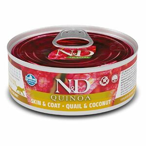 N&D Quinoa Quail & Coconut Adult pre dospelé mačky 80 g vyobraziť
