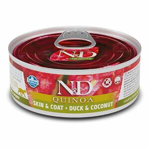 N&D Quinoa Duck & Coconut Adult pre dospelé mačky 80 g vyobraziť