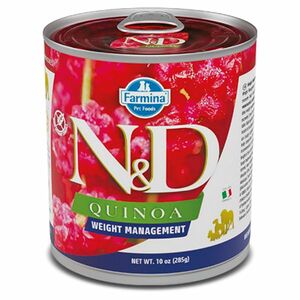 N&D Quinoa Weight Management Lamb & Brocolli pre psov 285 g vyobraziť