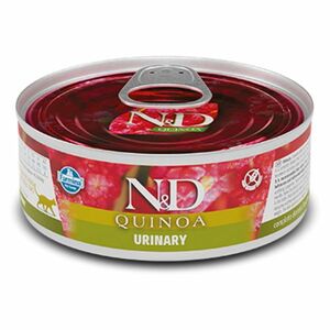 N&D Quinoa Urinary Duck & Cranberry Adult pre dospelé mačky 80 g vyobraziť