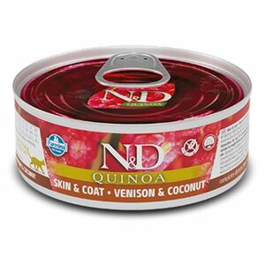 N&D Quinoa Venison & Coconut Adult pre dospelé mačky 80 g vyobraziť