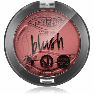 puroBIO Cosmetics Long-lasting Blush púdrová lícenka odtieň 06 Cherry Blossom 5, 2 g vyobraziť