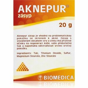 Biomedica Aknepur sypký púder pre problematickú pleť, akné 20 g vyobraziť
