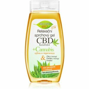 Bione Cosmetics Cannabis CBD relaxačný sprchový gél s CBD 260 ml vyobraziť
