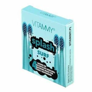 Vitammy Splash, Náhradné Násady Na Zubné Kefky Splash, Modrá/Surf/ vyobraziť