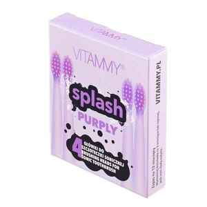 Vitammy Splash, Náhradné Násady Na Zubné Kefky Splash, Fialová/Purple/ vyobraziť