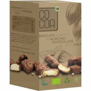 COCOA Chrumkavé Mini sušienky v mandľovej čokoláde so soľou BIO 80g vyobraziť