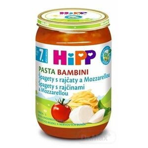 HiPP Príkrm Špagety s rajčinami a mozzarellou vyobraziť