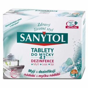 SANYTOL Tablety do umývačky 4v1 s dezinfekciou 40 ks vyobraziť