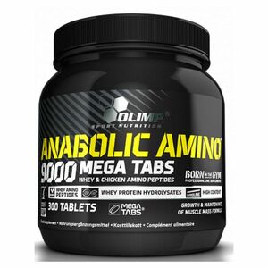 Anabolic Amino 9000, komplexné aminokyseliny, 300 kapslí, Olimp vyobraziť