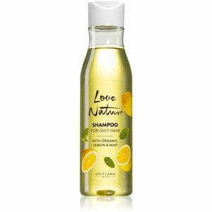 Oriflame Love Nature Organic Lemon & Mint hĺbkovo čistiaci šampón pre mastné vlasy 250 ml vyobraziť