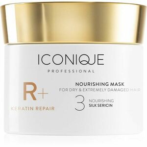 ICONIQUE Professional R+ Keratin repair Nourishing mask obnovujúca maska pre suché a poškodené vlasy 100 ml vyobraziť